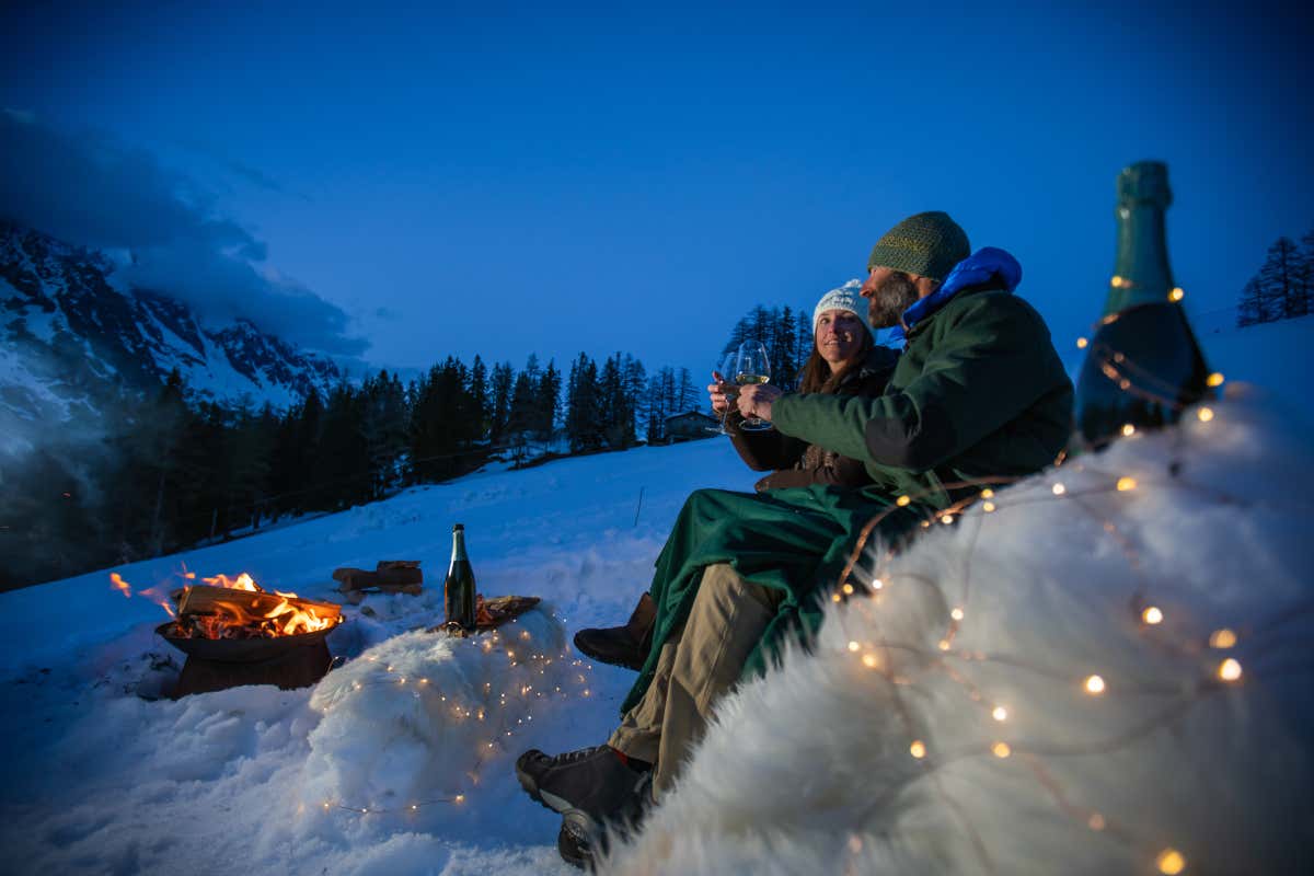 Donare un ciliegio sul Monte Bianco per salvare i ghiacciai